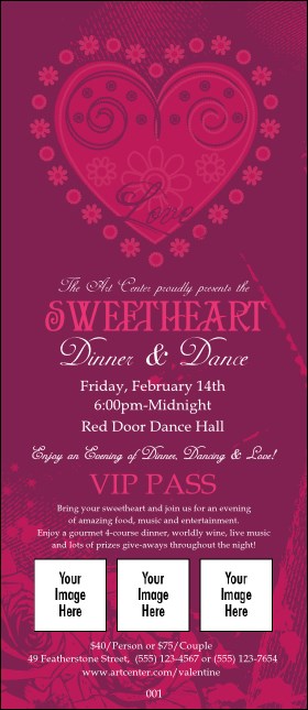 Valentine Heart VIP Pass