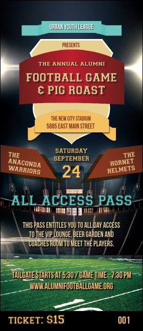 American Football Lights VIP Pass