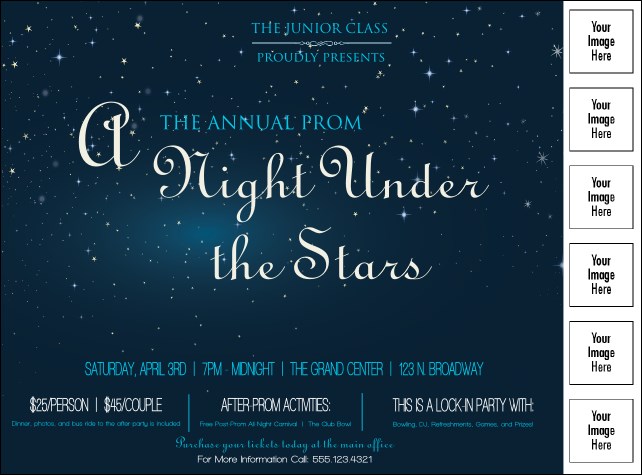 Star Theme Logo Flyer Product Front