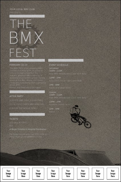 BMX Logo Poster