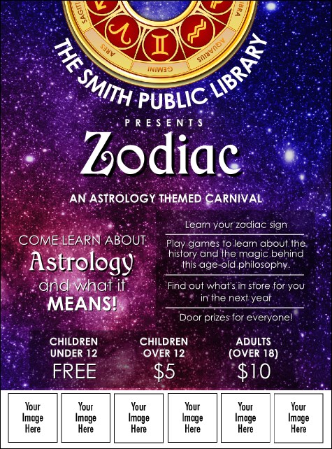 Astrology Flyer Product Front