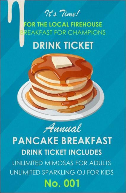 Pancake Stack Drink Ticket