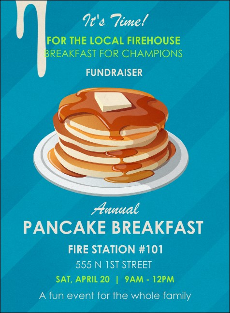 Pancake Stack Invitation