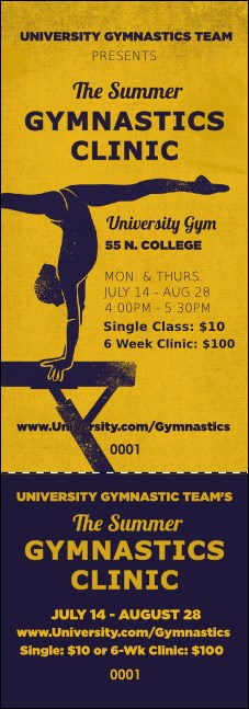 Gymnastics Event Ticket