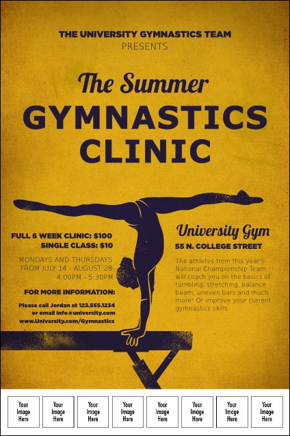 Gymnastics Logo Poster