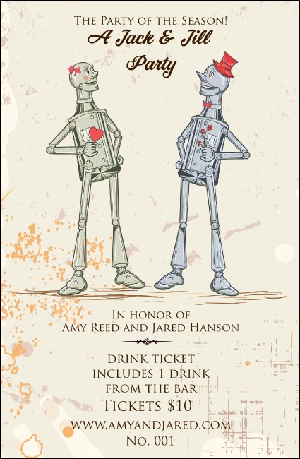 Robot Jack & Jill Drink Ticket