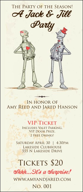 Robot Jack & Jill VIP Pass