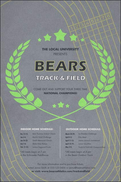 Track and Field Poster