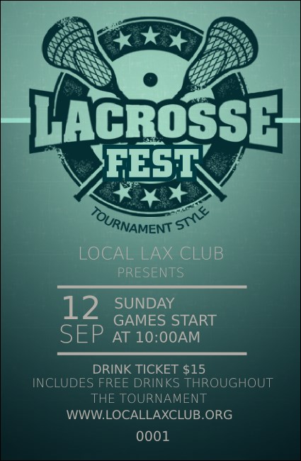 Lacrosse Drink Ticket