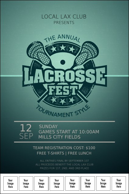 Lacrosse Logo Poster