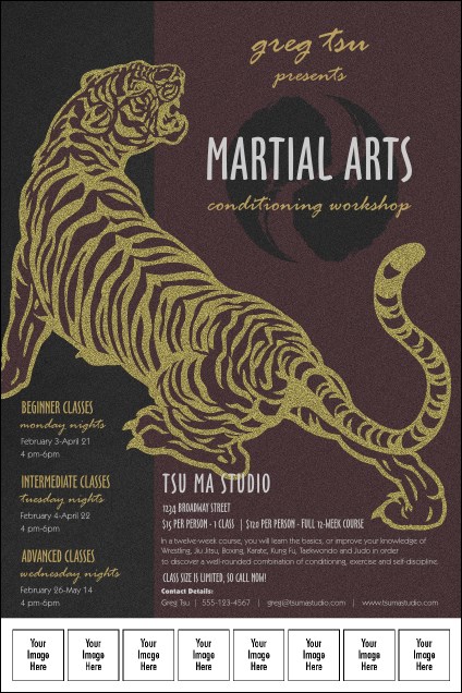 Martial Arts Logo Poster Product Front
