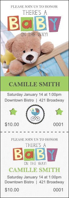 Baby Shower Teddy Event Ticket