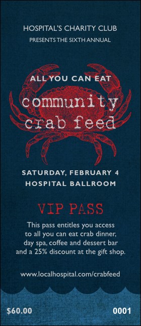 Crab Dinner VIP Pass