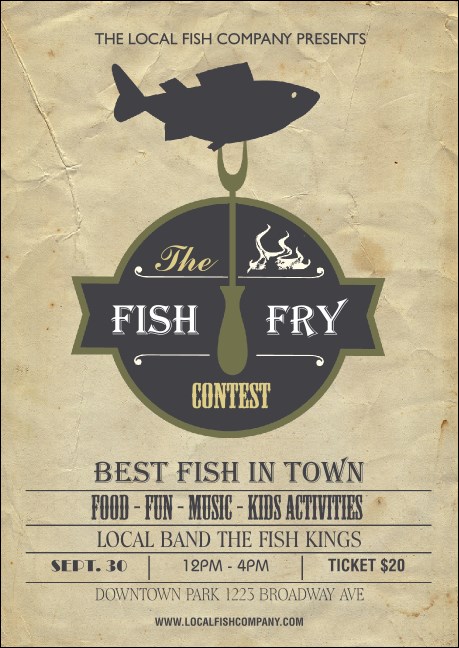 Fish Fry Postcard Product Front