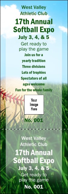 Softball Grass Event Ticket