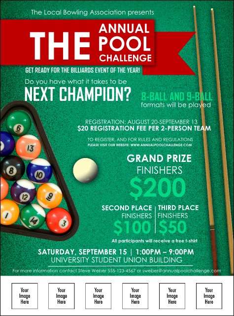 Pool Logo Flyer