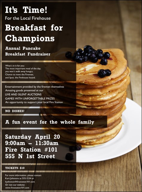 Pancake Breakfast Flyer