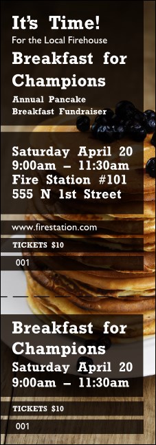 Pancake Breakfast Event Ticket