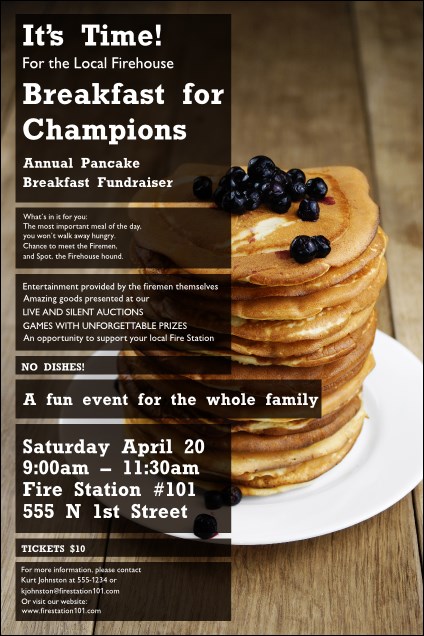 Pancake Breakfast Poster