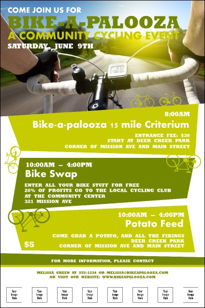 Bike A Palooza Logo Poster