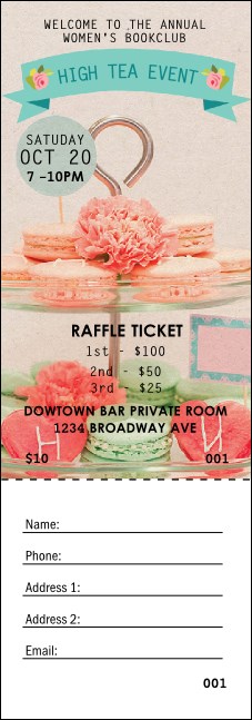 High Tea Raffle Ticket