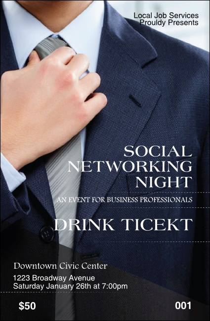 Social Networking Drink Ticket