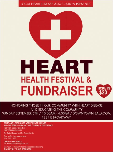 Heart Health Flyer Product Front