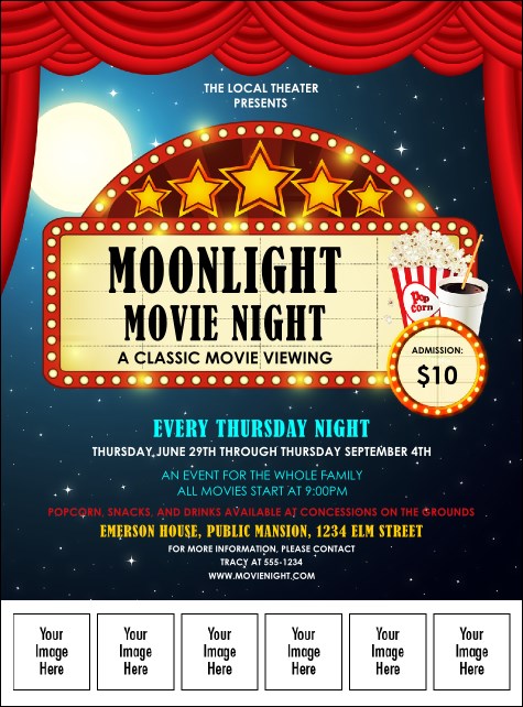 Movie Night Flyer Template Intended For Family Night Flyer Template