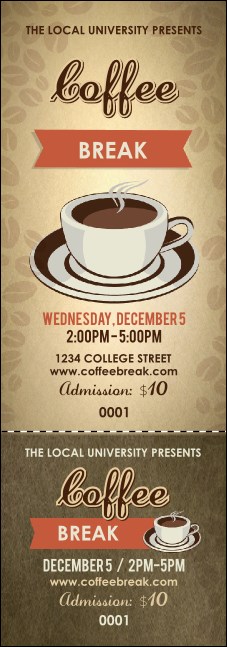 Coffee Event Ticket