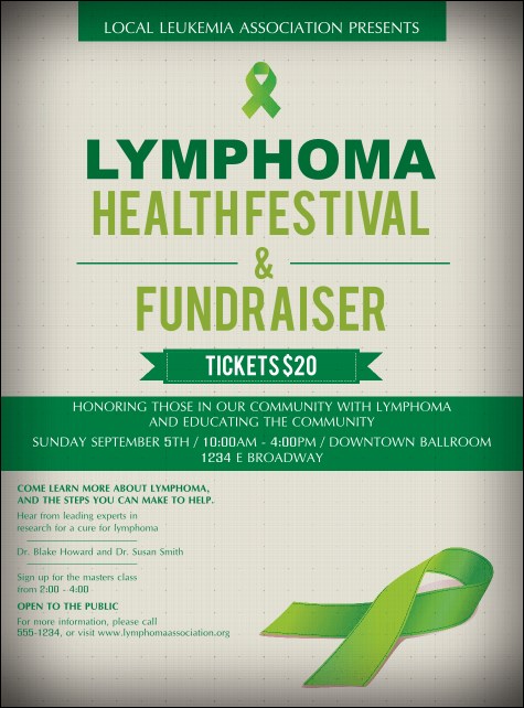 Lymphoma Flyer Product Front