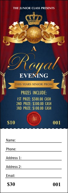 Royal Raffle Ticket