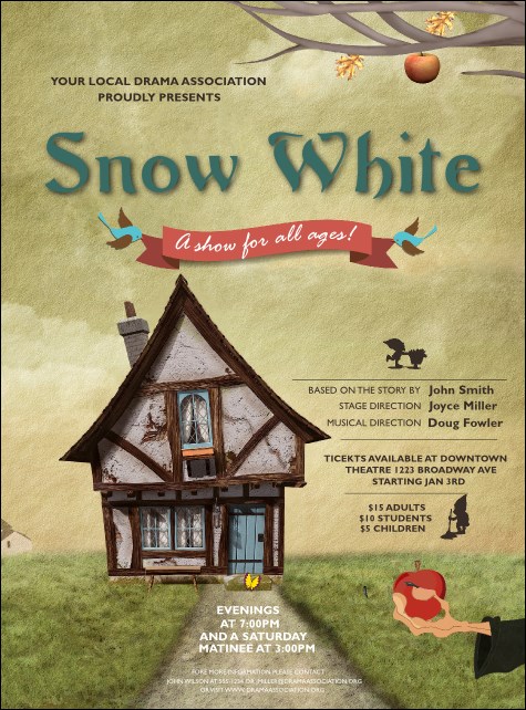 Snow White Flyer Product Front