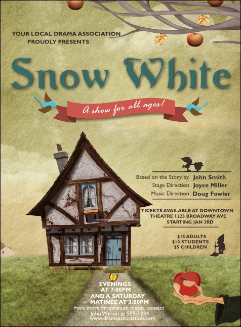 Snow White Invitation