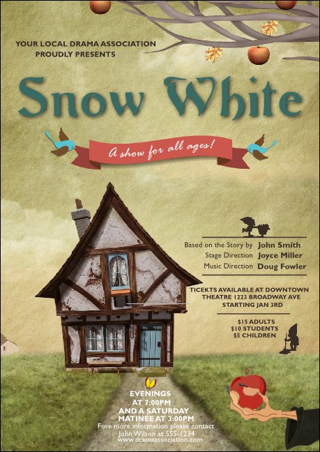 Snow White Postcard Product Front