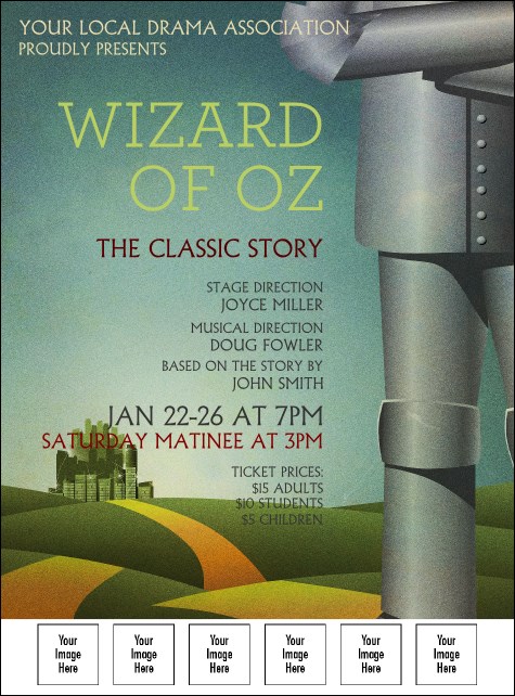Wizard of Oz Logo Flyer Product Front