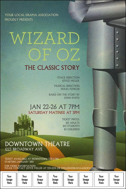 Wizard of Oz Logo Poster