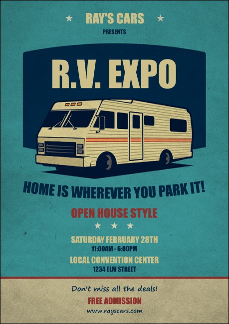 RV Expo Postcard