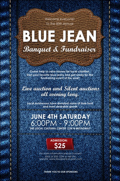 Blue Jeans Poster Product Front