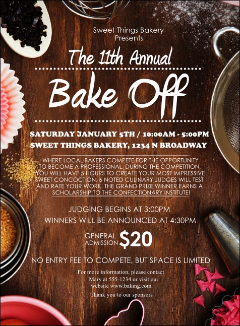 Baking Invitation