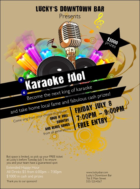 Karaoke Flyer 2