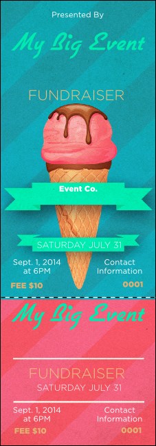 ice cream event ticket