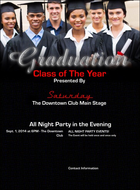 Graduation Flyer