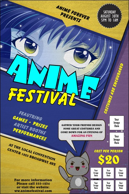 Anime Logo Poster Product Front