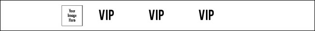 VIP Tyvek Wristband Product Front