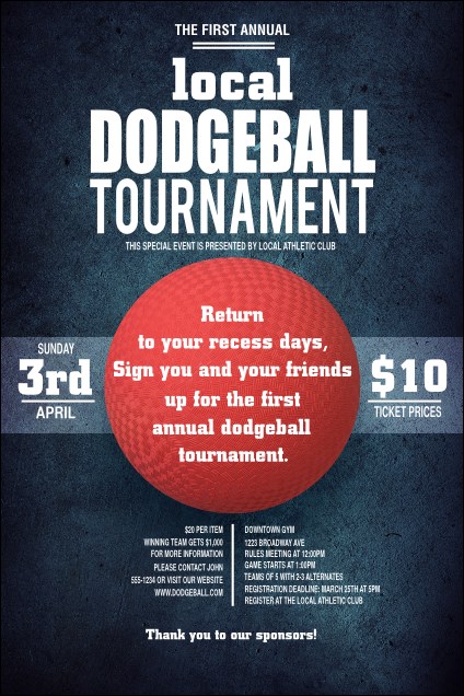 Dodgeball Poster Product Front