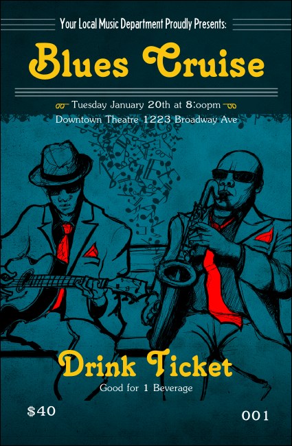 Blues Cruise Drink Ticket