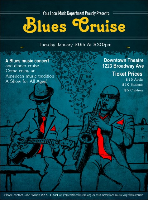 Blues Cruise Flyer Product Front
