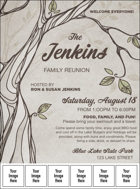 Reunion Logo Flyer