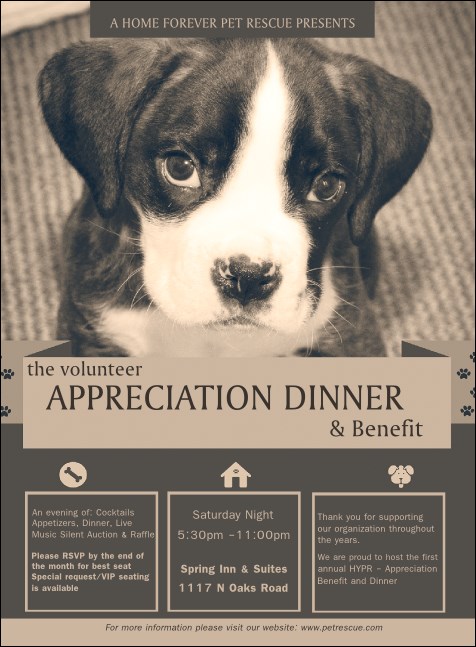 Humane Society Invitation