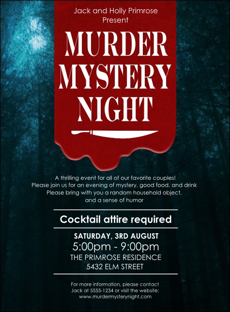 Murder Mystery Flyer